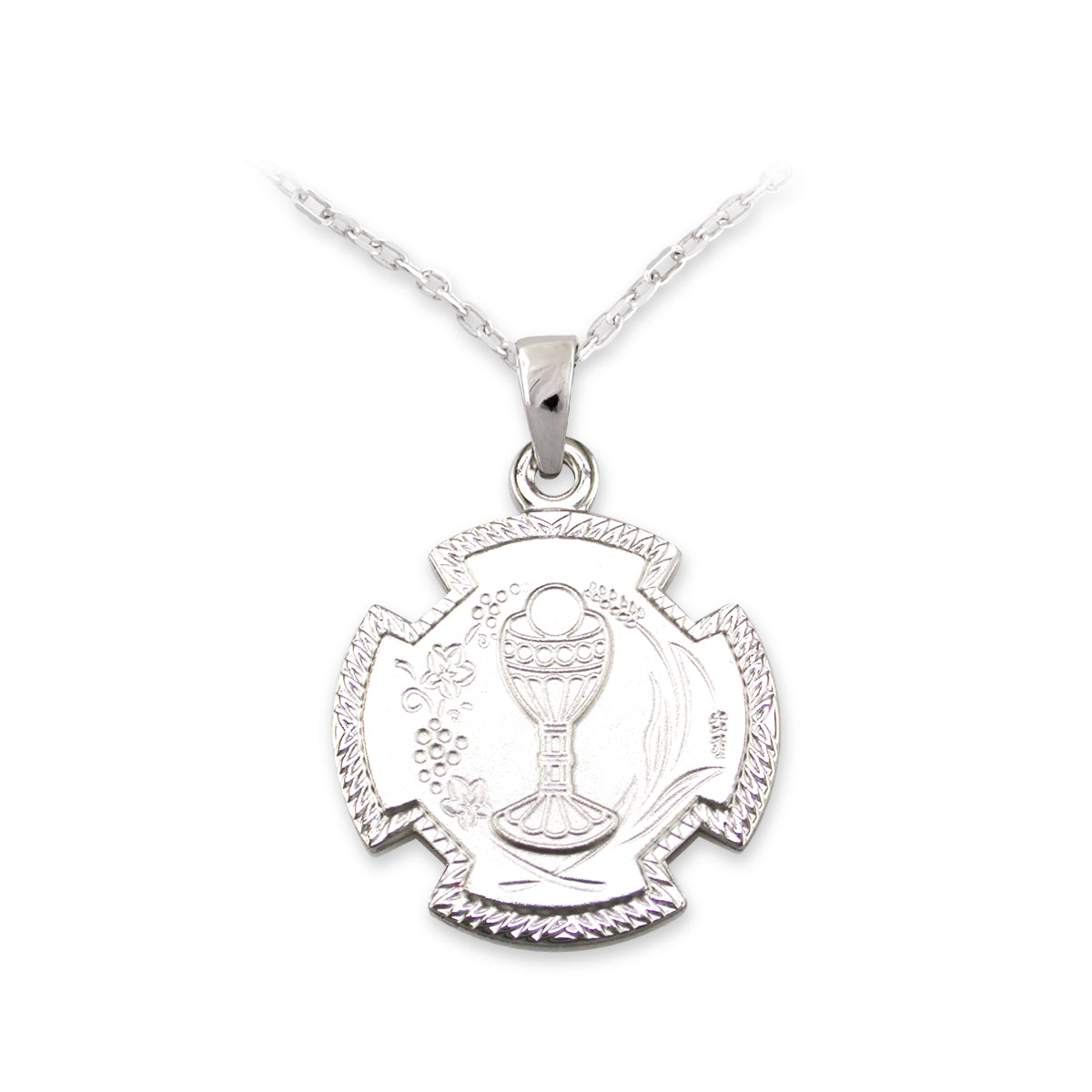 Sterling Silver Communion Medal R4198