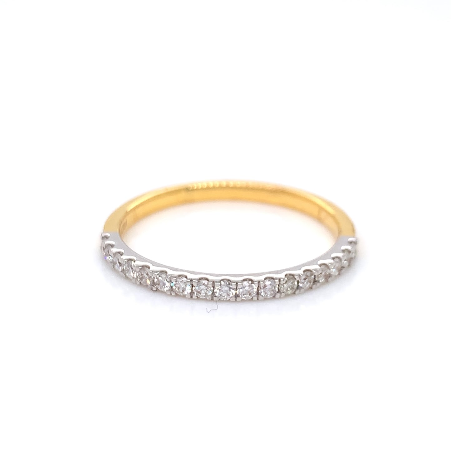 18ct Gold Diamond Micro-set 0.22ct Band