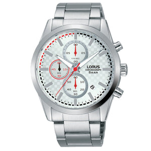 Lorus Men's Chronograph Steel Bracelet Watch RM393FX9