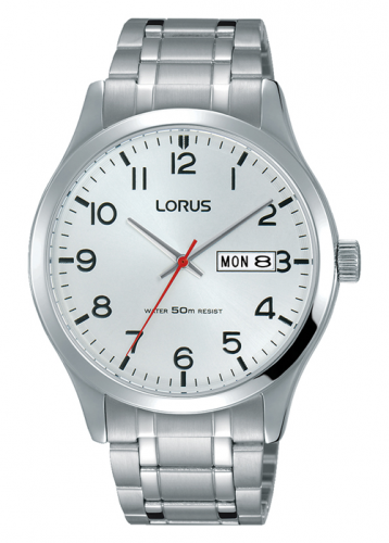 Lorus Gents Stainless Steel Full Figure Watch RXN39DX5