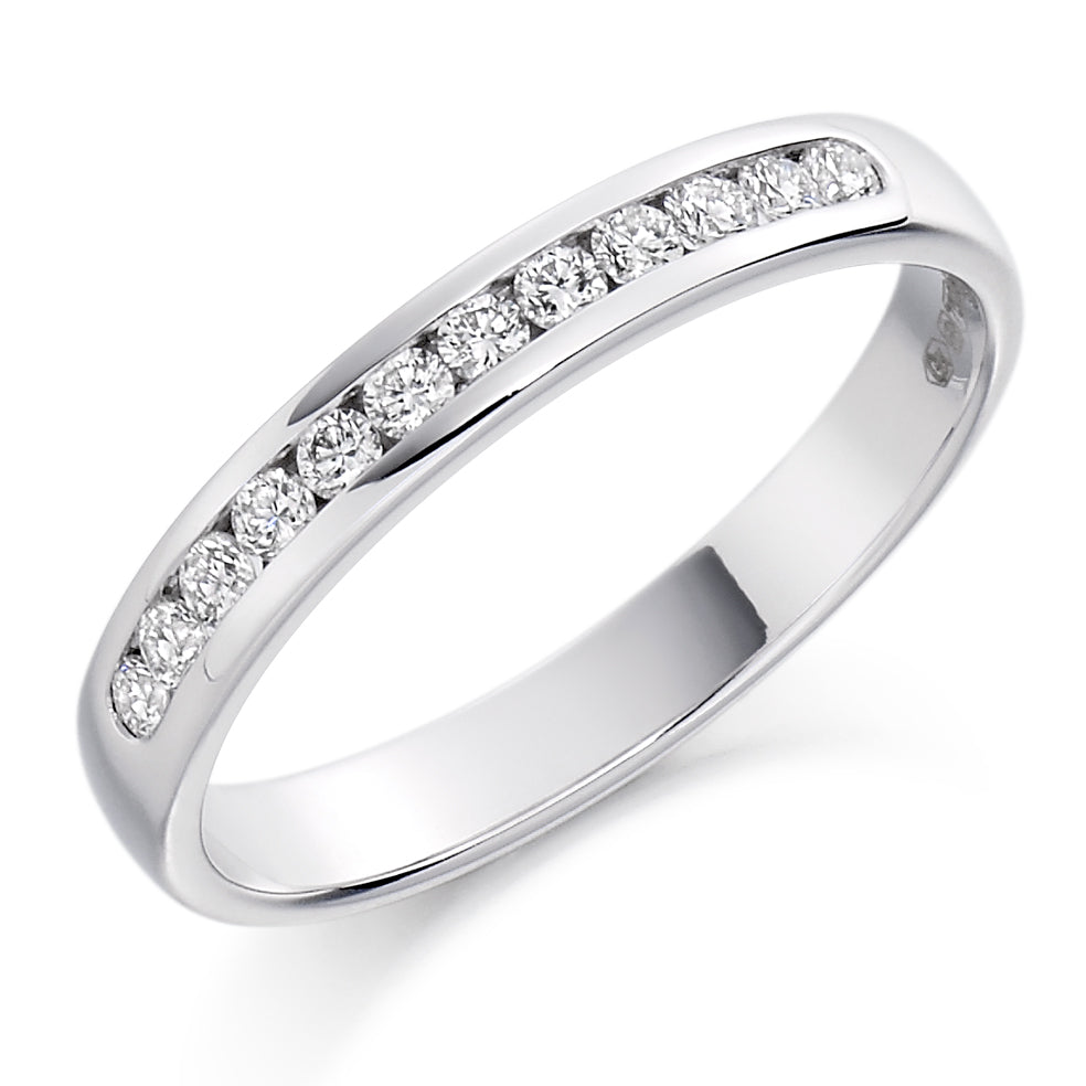 Raphael 18ct White Gold Diamond Channel-set Eternity Ring