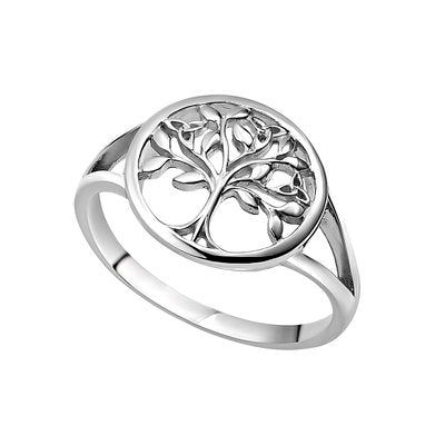 Sterling Silver Celtic Tree of Life Ring