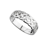 Sterling Silver Celtic Woven Ring S2405