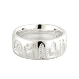 Sterling Silver History of Ireland Ring