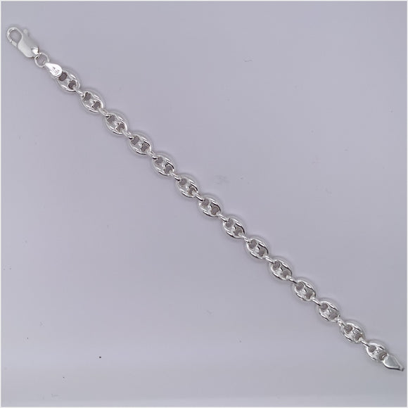 Sterling Silver Gucci-style Bracelet
