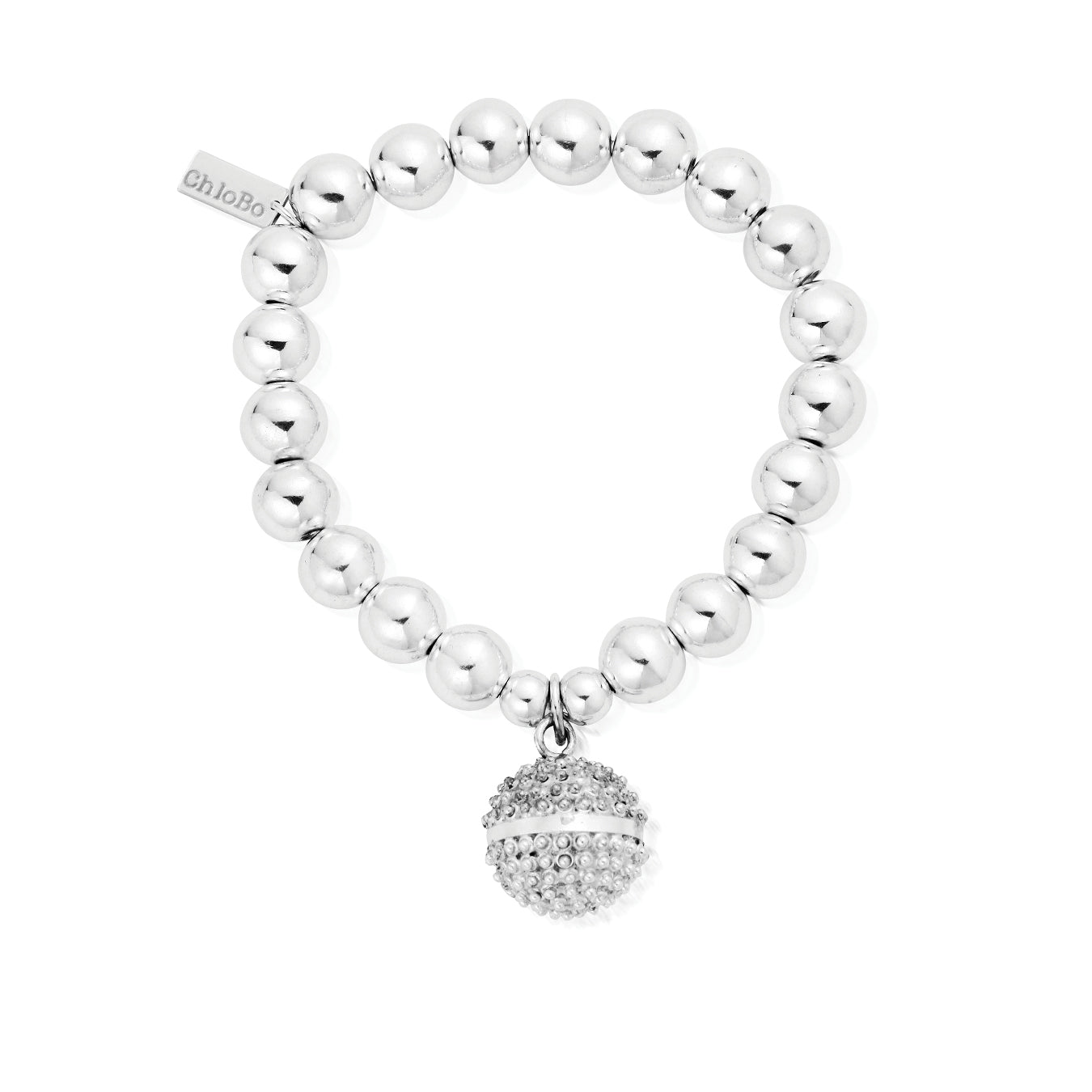 ChloBo Sterling Silver Medium Ball Dreamball Bracelet