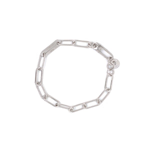 Sterling Silver Italian Paperchain Link Bracelet