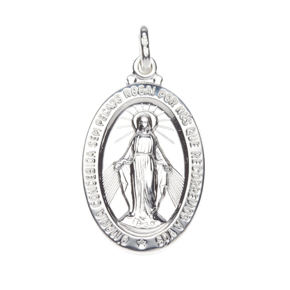 Sterling Silver 30mm Miraculous Medal