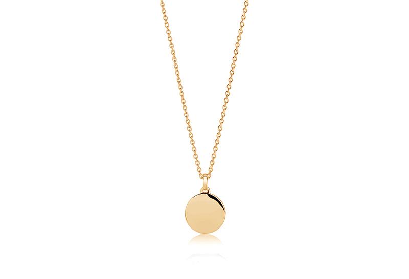 SIF JAKOBS PENDANT FOLLINA PIANURA PICCOLO - 18K GOLD PLATED