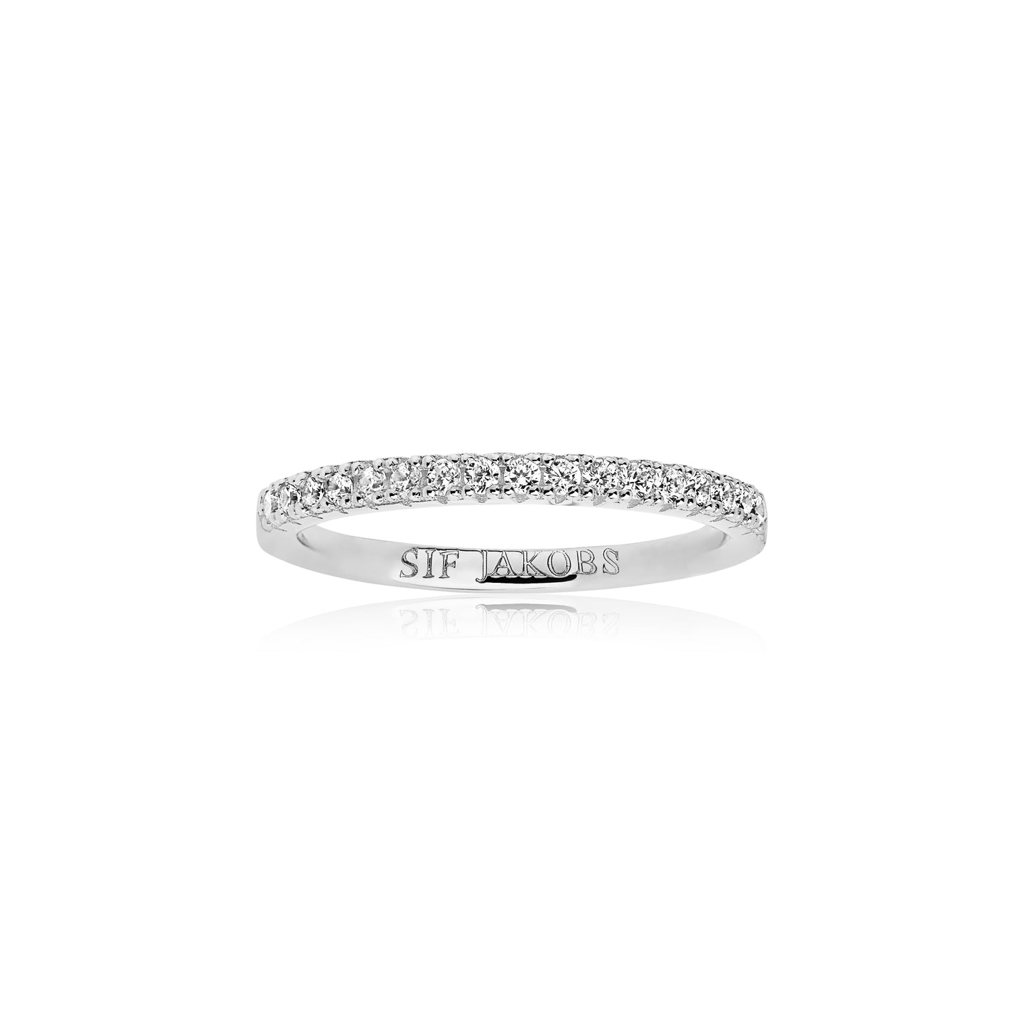 SIF JAKOBS RING ELLERA WITH WHITE ZIRCONIA R2869