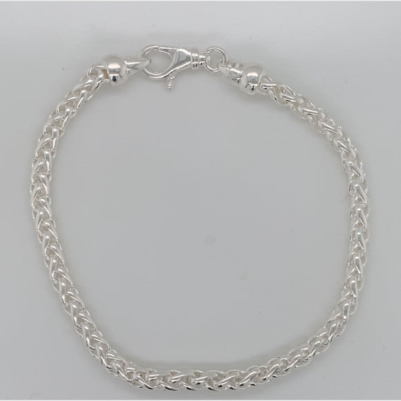 Sterling Silver Italian Spiga Bracelet