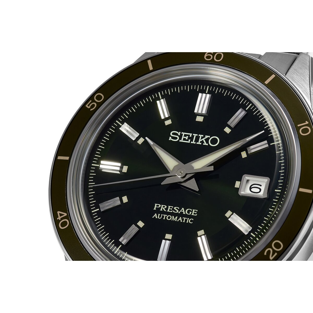 SEIKO PRESAGE AUTOMATIC BLACK DIAL, 40.8MM 5BAR, BRACELET WATCH