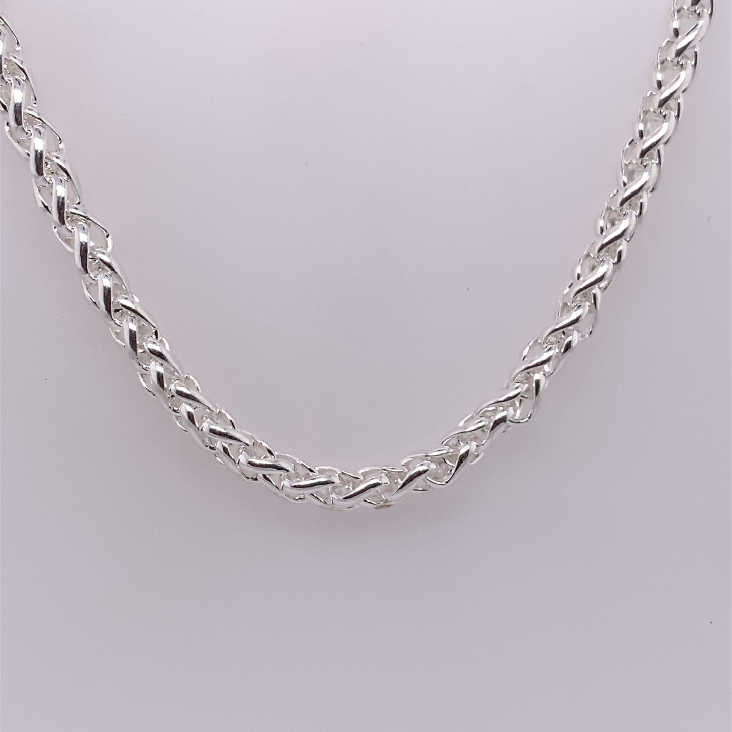 Sterling Silver Italian Spiga 45cm Chain SSP15N/45