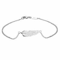 Sterling Silver Feather Bracelet