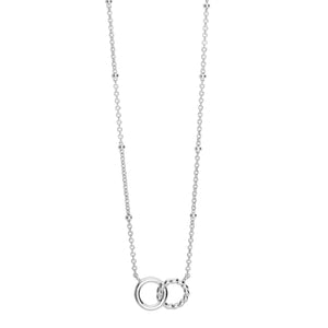 Sterling Silver Very Petite Circles Necklace
