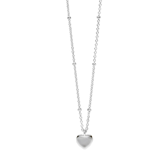 Sterling Silver Tiny Heart Necklace