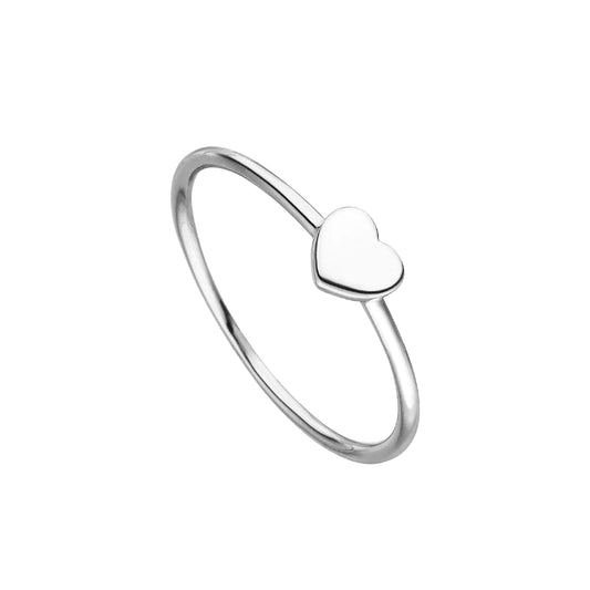 Sterling Silver Tiny Heart Ring