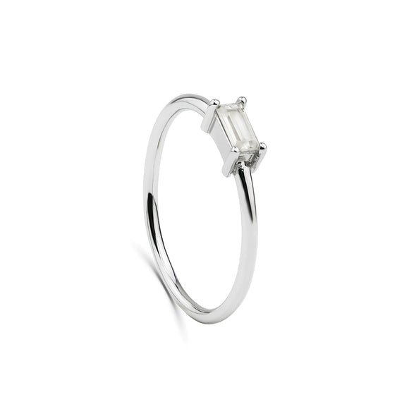 Sterling Silver Very Petite CZ Ring