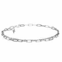SILVER  VIVID CHAINS BRACELET SPLIT ST1955