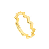 Silver Gold Plated Glam Rebel Ring