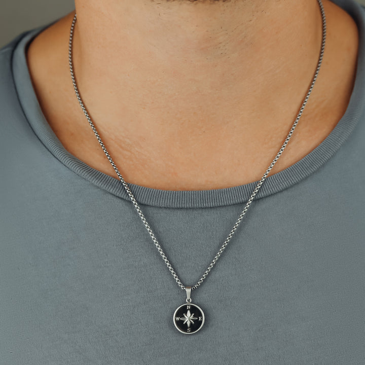 Steelwear Cancun Compass Necklace