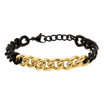 Steelwear Hamburg Men's Bracelet Black Gold