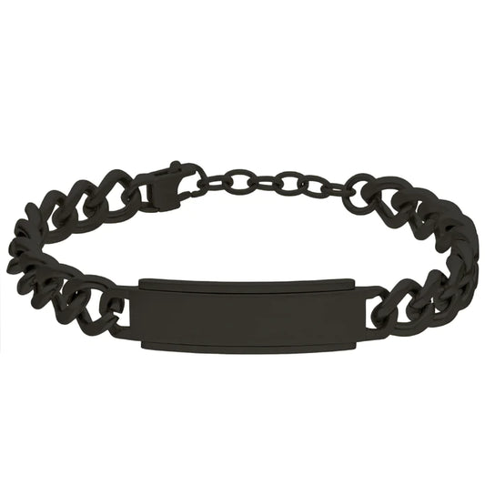 Steelwear Denver Men's ID Bracelet Black SW-811