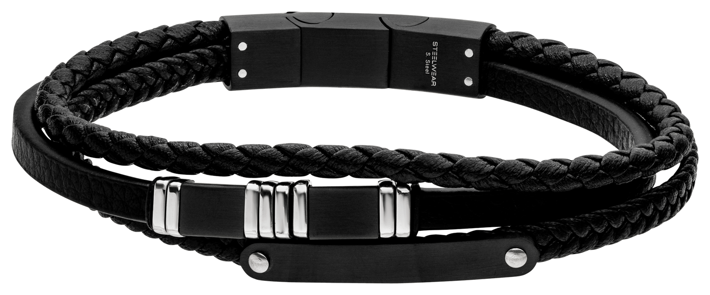 Steelwear  London Men's Leather Bracelet SW-828
