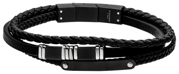 Steelwear  London Men's Leather Bracelet SW-828