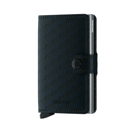 Secrid Miniwallet Optical Black-Titanium Leather