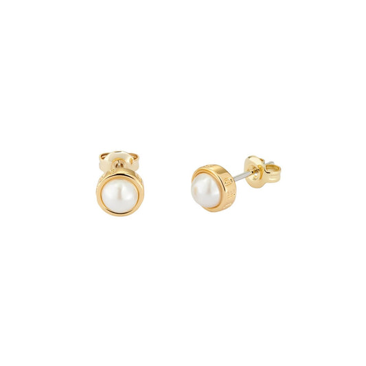 TED BAKER SINAA Gold Tone Pearl Stud Earring