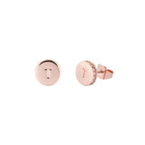 TED BAKER SEESAH Sparkle Dot Rose Gold Tone Stud Earrings
