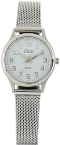 Telstar Ladies' Silver Mesh Bracelet Watch W1035 MSW