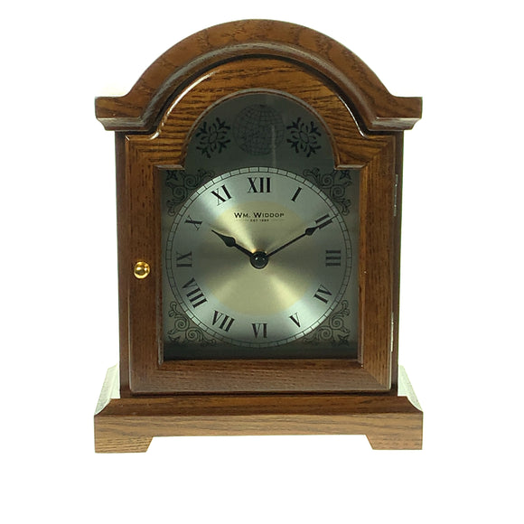 William Widdop Quartz Wooden Mantel Clock W2619