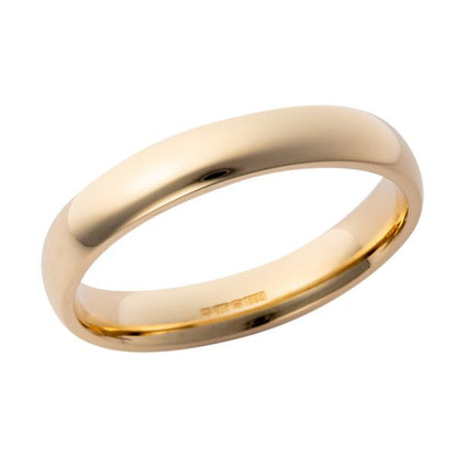 Men's 4mm Heavy Court Wedding Band W72