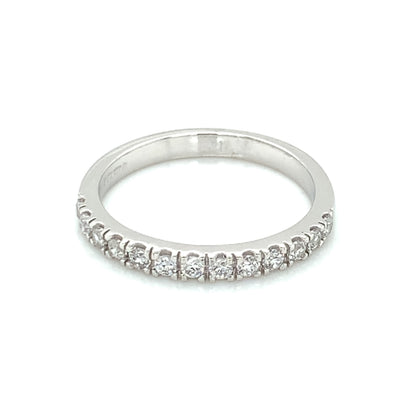 9ct Gold 2.2mm CZ Claw-set Eternity Ring