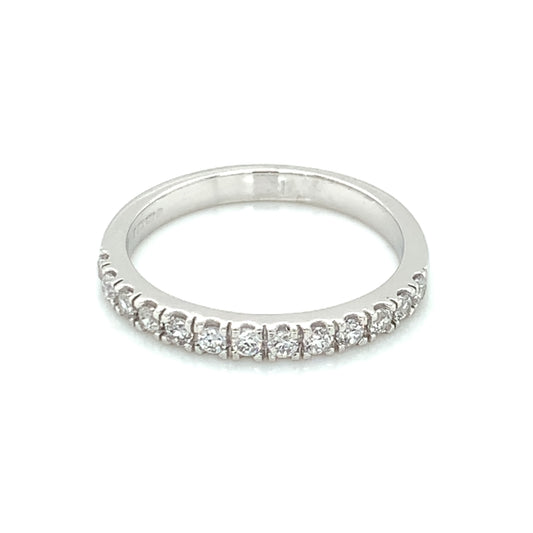 9ct Gold 2.2mm CZ Claw-set Eternity Ring