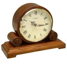 Wm Widdop Quartz Wooden Mantel Clock 21-2649