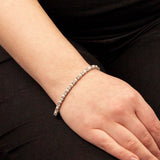Diamonfire  Tennis Bracelet With Pearl & Zirconia B5302