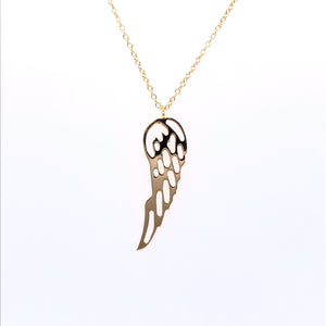 9ct Gold Angel's Wing Pendant