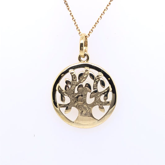 9ct Gold Tree of Life Pendant GP661