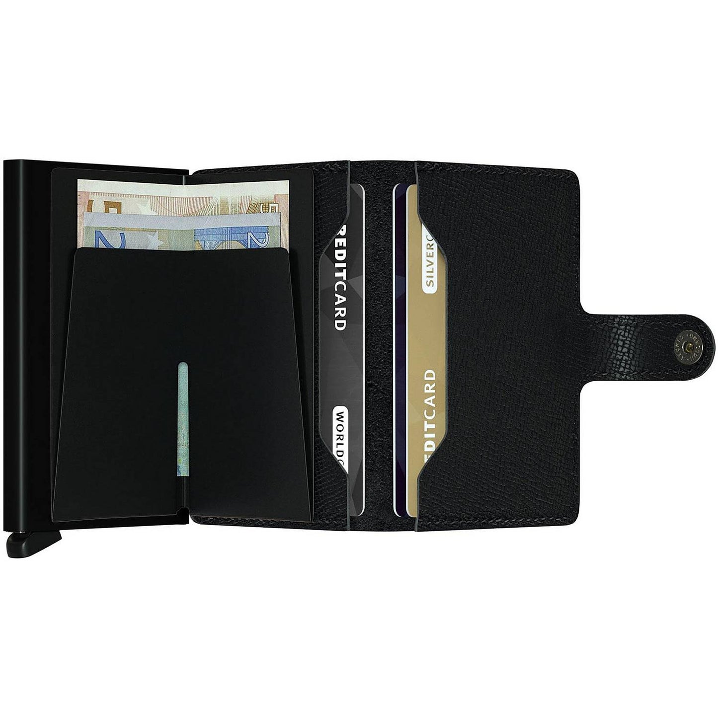 Secrid Miniwallet Crisple Black Leather