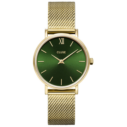 CLUSE Minuit Mesh Green Gold Colour CW10206