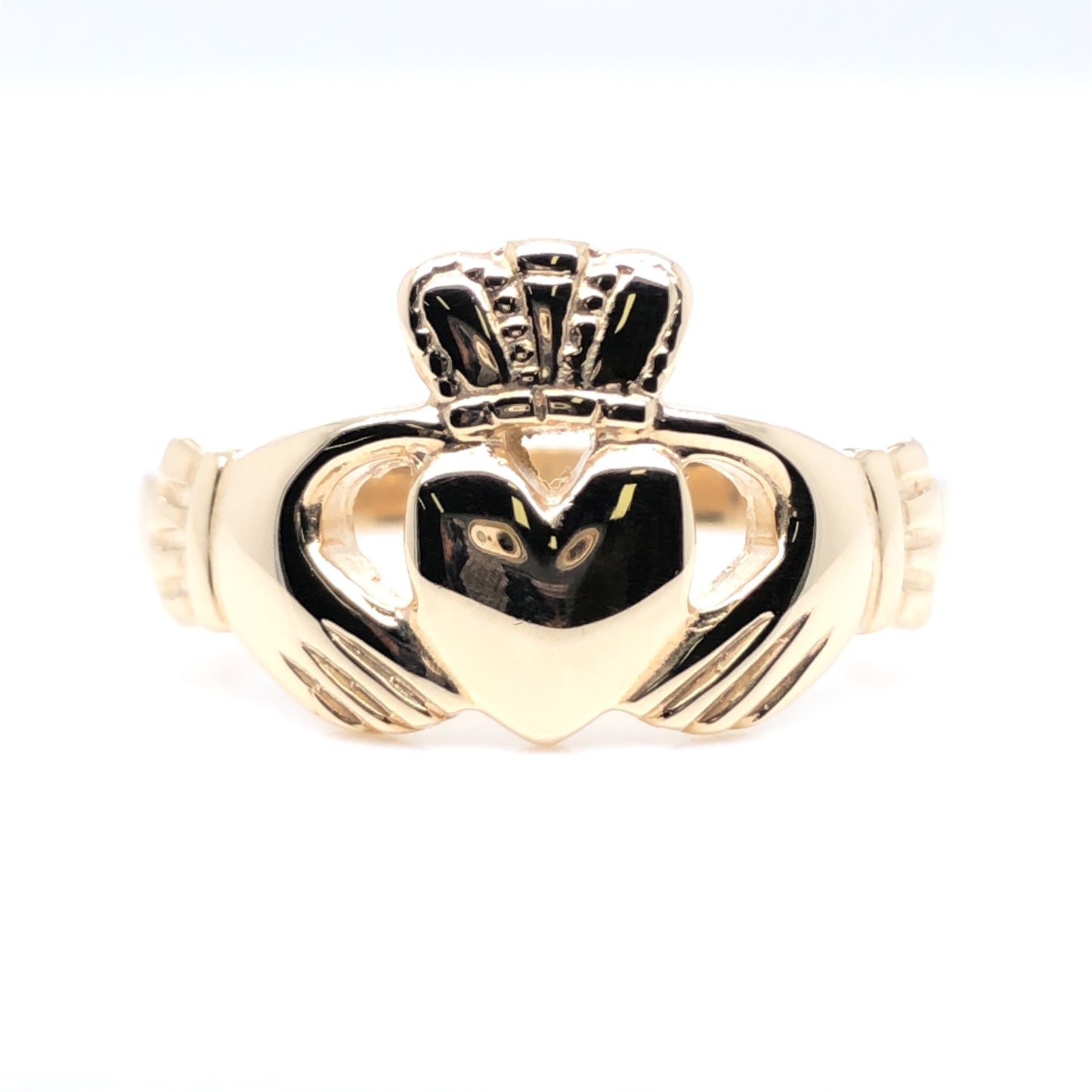 9ct Gold Men's Claddagh Ring GR308