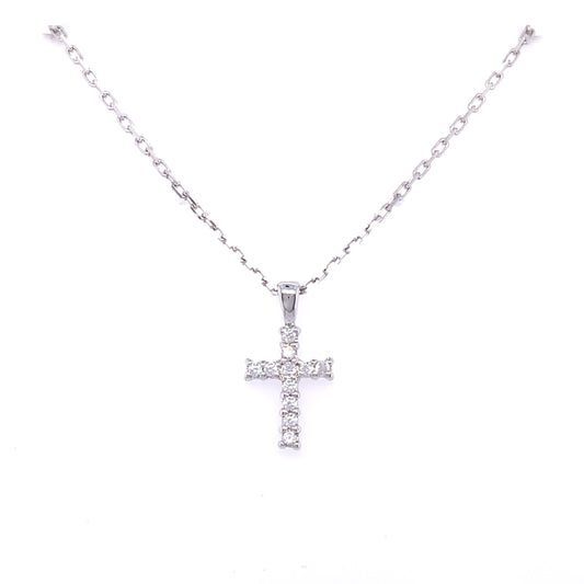 Sterling Silver CZ Cross SP5313