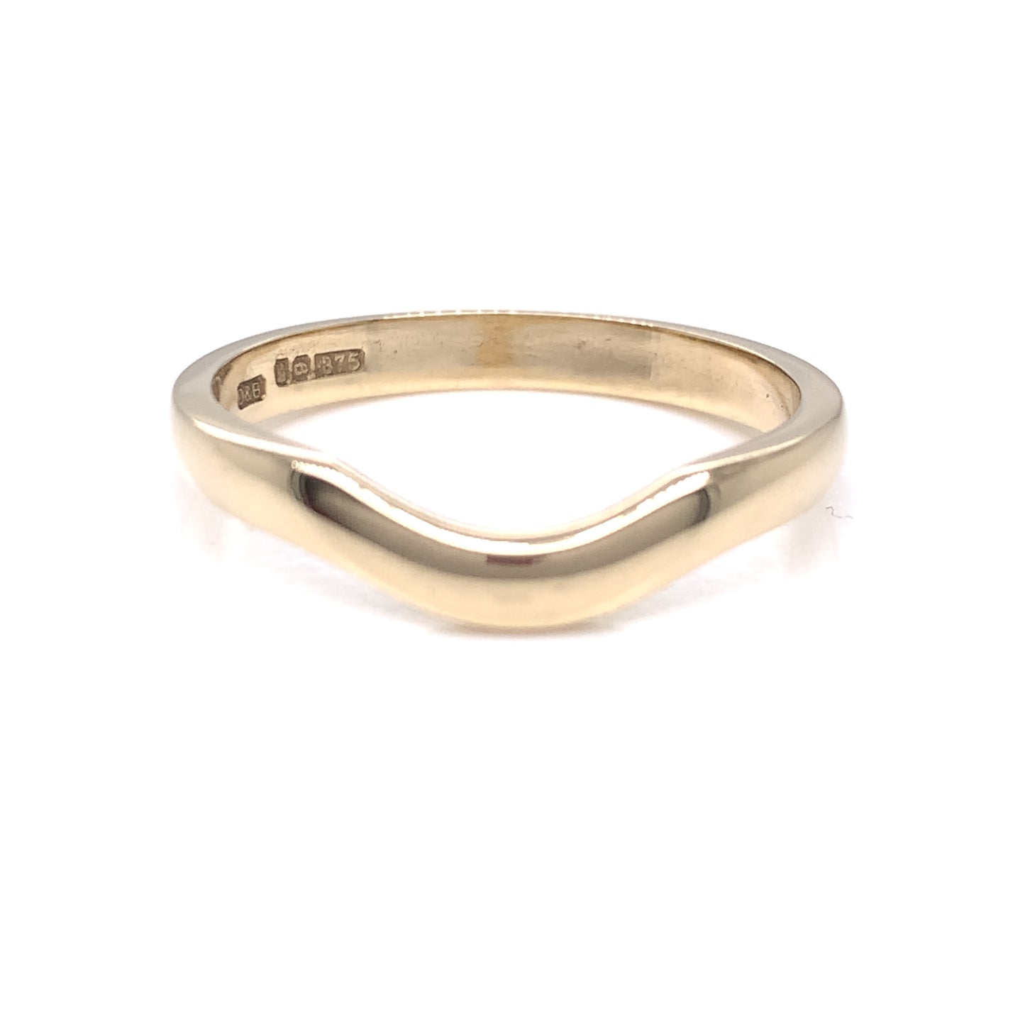 9ct Gold Shaped 2.7mm Wedding Band GW379