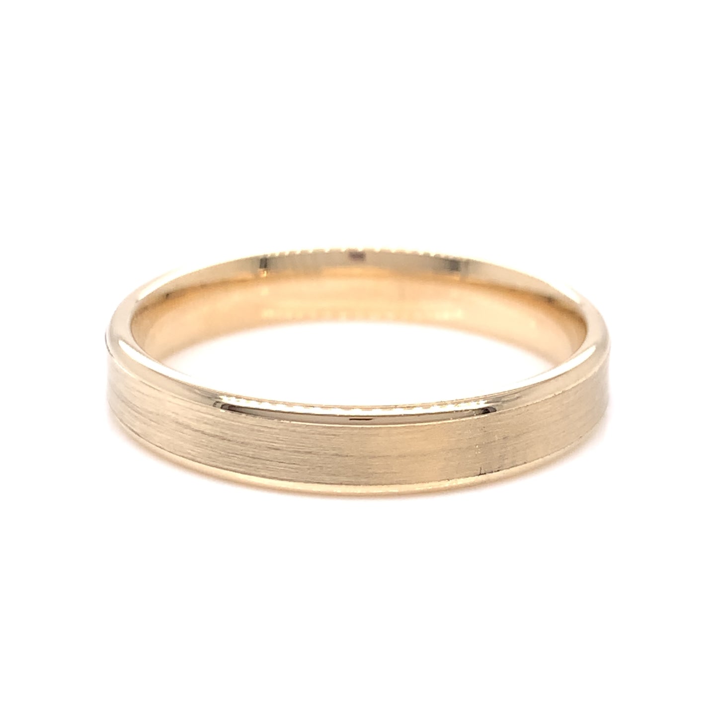 9ct Gold 4mm Wedding Band Pattern 299