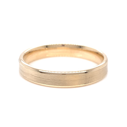 9ct Gold 4mm Wedding Band Pattern 299