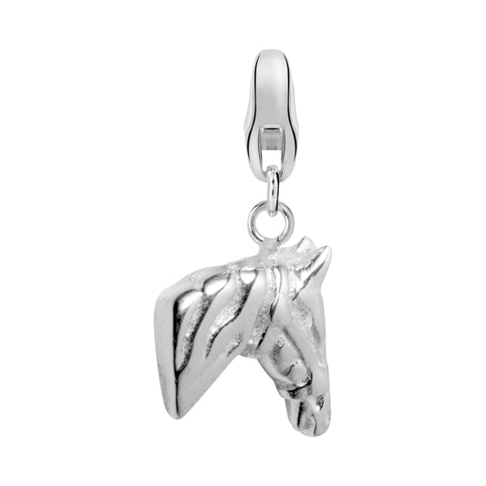 Dream Charms Silver Horse Head Charm