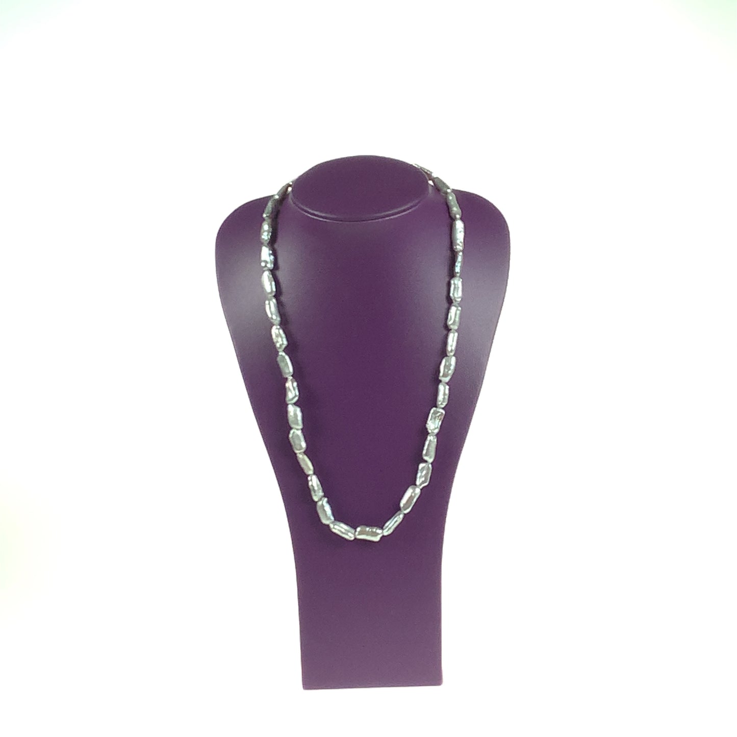 Silver-Grey BIWA Cultured Pearl Necklace